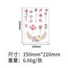 Cross Border New Small Fresh Color Hand-painted Flower Tattoo Sticker Waterproof Durable Wedding Photo Arm Decoration