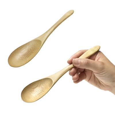 Quality Cutlery for Porridge Wooden Natural Natural Bamboo Smooth Texture of 2 for [High Only] Spoon, Wood, Lightweight, Durable, Material, Shoots,