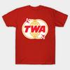 Men Black Print T-shirt Twa - Update No-Cut Transfer Paper Print Cotton Tshirt