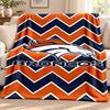 Denver Broncos blanket Flannel Blanket Soft Cozy Plush Throw for Sofa Bed Lightweight Home Decoration Outdoor camping