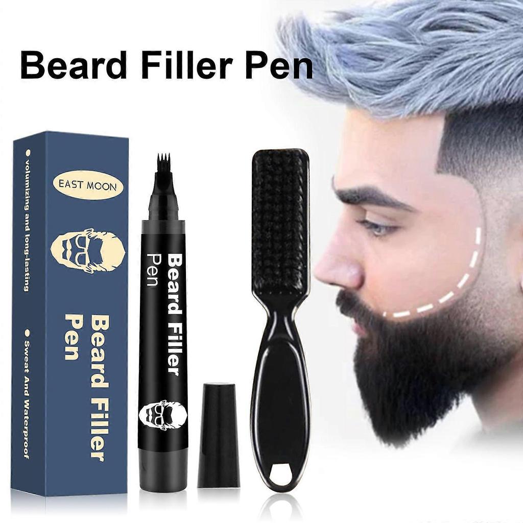 Beard Filler Pen - Waterproof, Long-Lasting, Easy-to-Use for a Perfect Beard Look