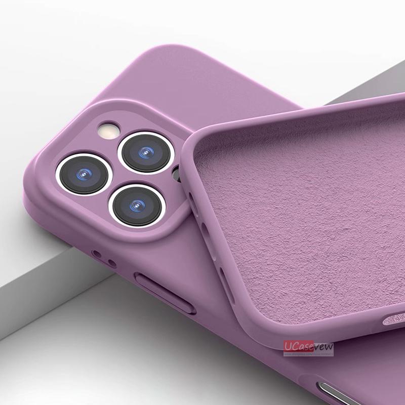 Funda magnética de silicona líquida para iPhone 14 15 11 12 13 16 Pro Max Plus, suave, a prueba de golpes, con carga inalámbrica y cubierta protectora.