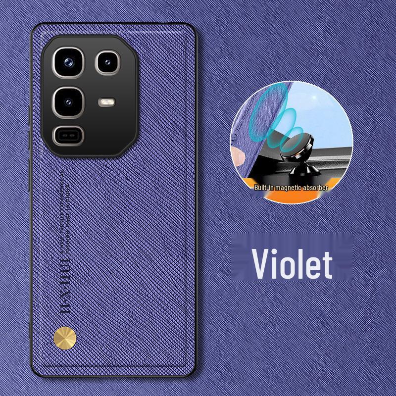 Infinix HOT60 Pro/Tecno Spark GO Leather Texture Drop-Proof Phone Case