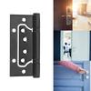 304 Stainless Steel Door Hinge Concealed Butt Hinge Black Furniture Hardware Cabinet Accessories