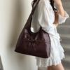Autumn 2025 Women's High-End Soft Leather Tote Bag - Fashionable Single Shoulder Underarm Commuter Bag