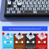 104-Key Wired Mechanical Gaming Keyboard - Blue/Black Switch, Silent, Stylish for Office & Esports