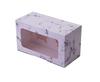 Pudełko Na 2 Muffiny  16X9X7,5Cm Z Oknem I Wkładką 10Szt