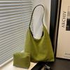 Retro leopard print bag women's winter new fashionable largecapacity shoulder underarm bag casual tote bag