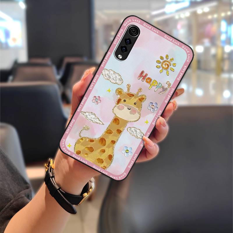 Soft case Full wrap Phone Case For LG Velvet 4G/5G Graffiti Phone Pouch TPU Animals Durable Silicone Fashion Design Cute