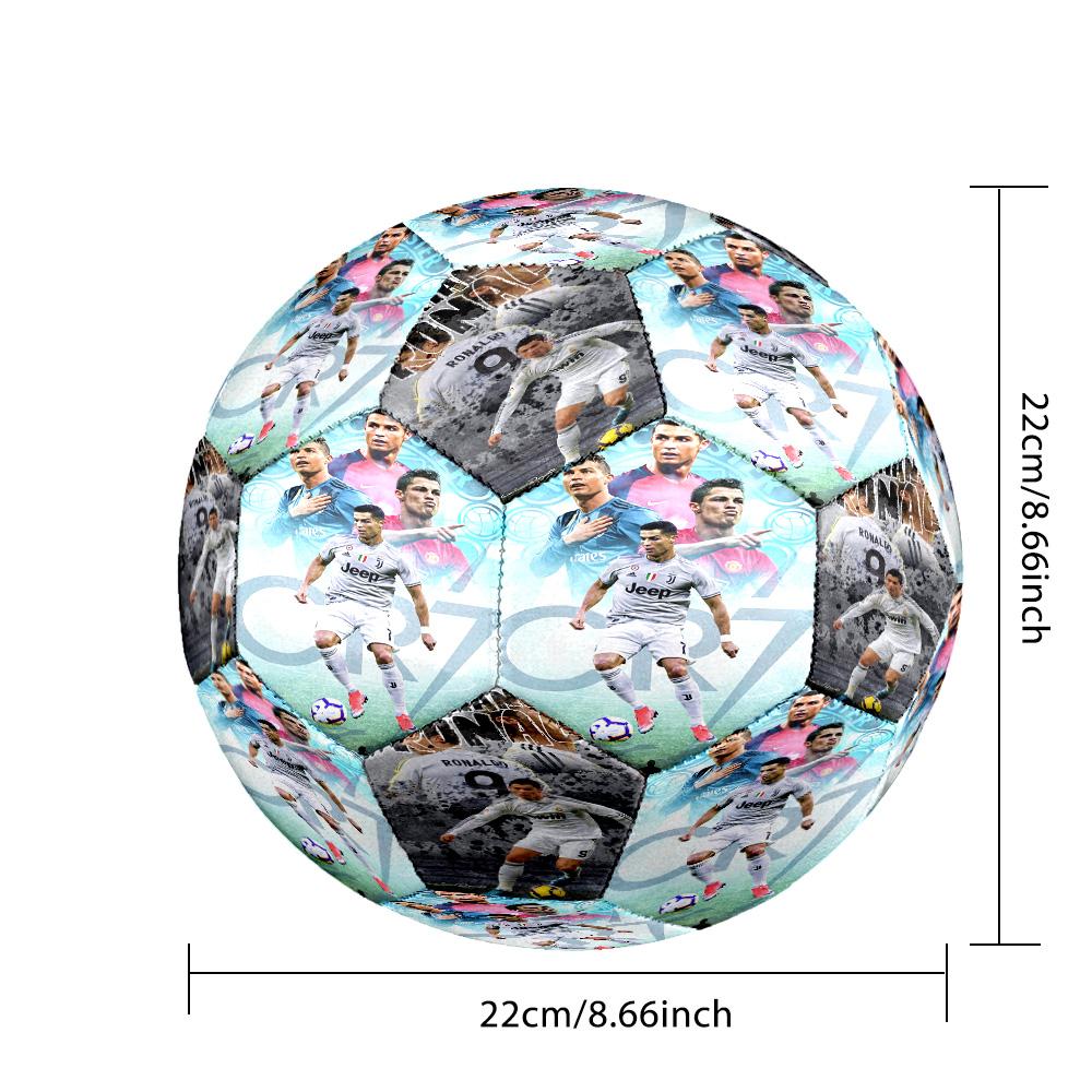 Ronaldo's Kvaratskhelia Psg Dream Soccer Ball Size 5 Football Machine-Stitched Indoor/Outdoor Training and Matches Surprise Collection Gift