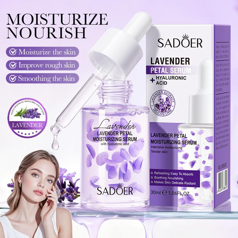Lavender Petal Serum 30ml Hydrating Moisturizing Moisturizing Serum Skin Care Products