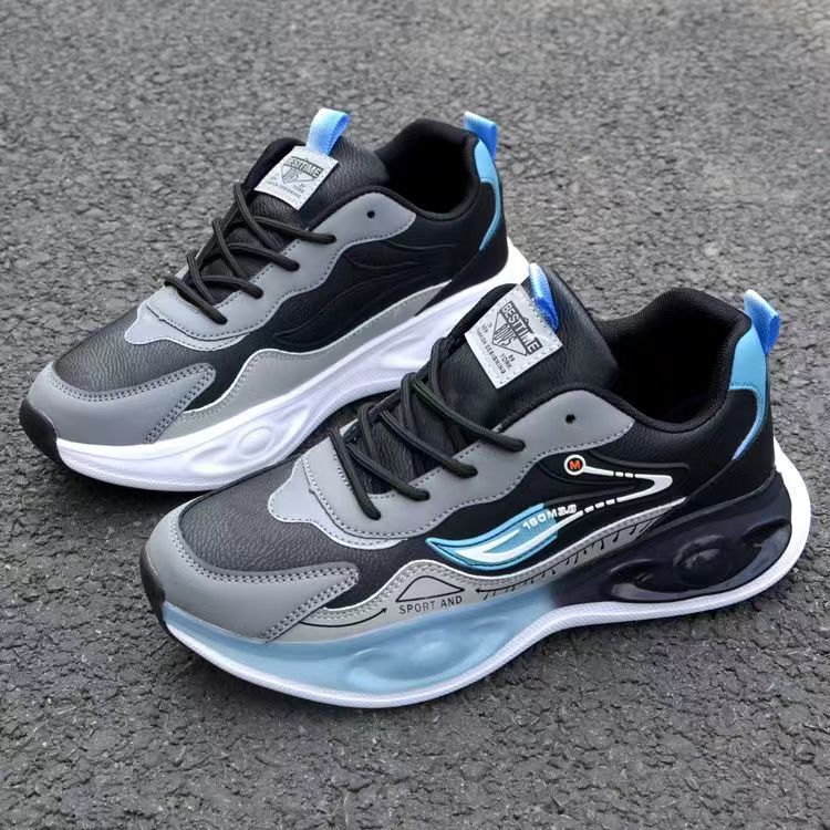 Sneakers autumn leather surface waterproof non-slip soft sole running shoes trendy shoes casual shoes