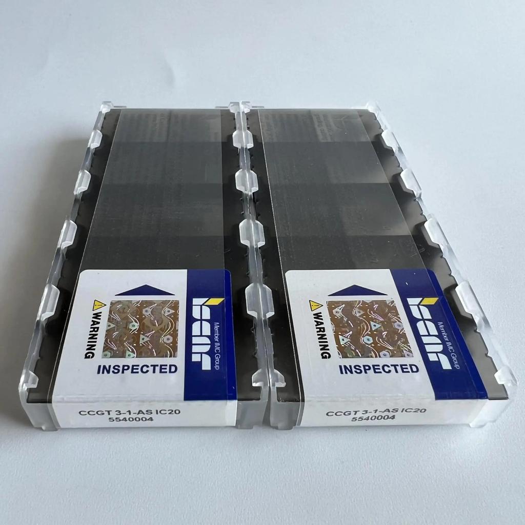 ISCAR / CCGT09T304-AS IC20 /Industrial Indexable Carbide Inserts 10 PCS