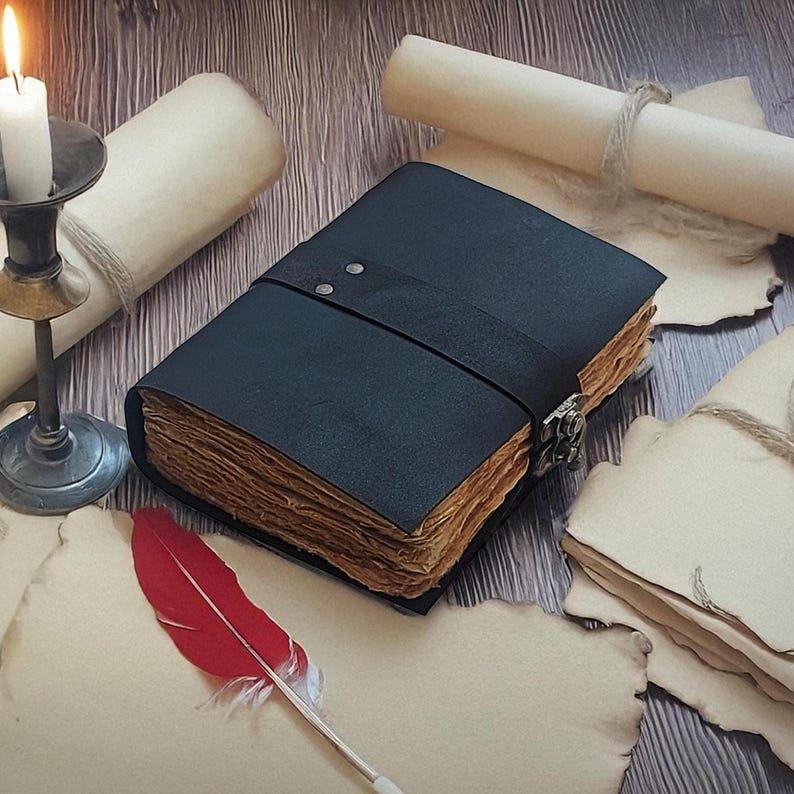 Leather Journal For Woman's and Man, Travel Writing Notebook, Journal For Artist