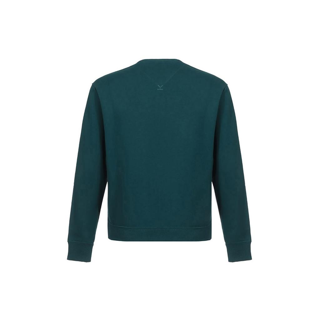 Kenzo Sweatshirts Men's Teal Green Crew Neck Moderate Regular FA65SW0004MD-73