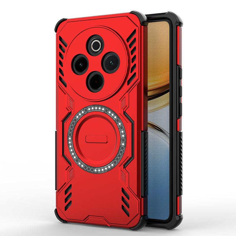 Suitable for Samsung A06A16A26 Mobile Phone Case Hollow Heat Dissipation Magnetic Absorption Samsung S25edge Four Corner M56 Airbag A35