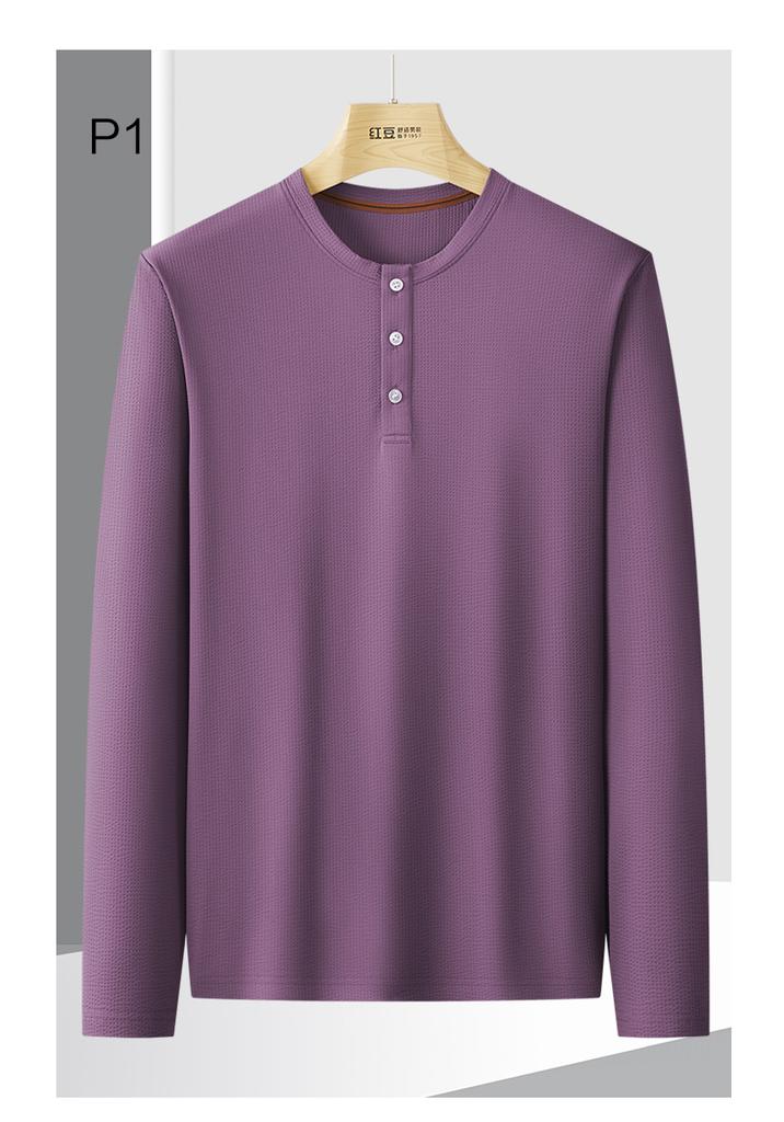 Lightweight and Breathable Long-Sleeved T-Shirt for Men