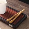 TeaSpoon Natural Bamboo Chinese Gongfu Tea Shovel Tea Clips Ceremony Fish Shape Tea Brush Teaware Accessories