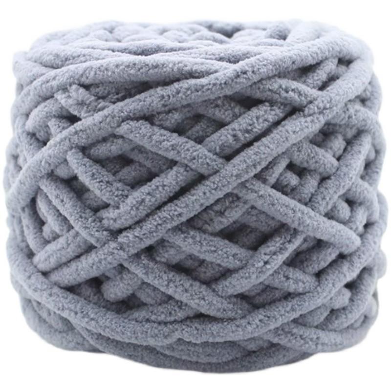 Thick Handmade Wool Yarn for DIY Scarf Knitting & Crochet - Soft, Cozy Ice Bar Line