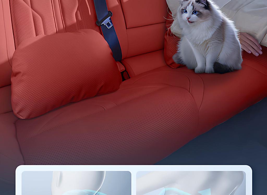 Lynk & Co 03 Headrest & Lumbar Support: Essential Car Interior Neck & Waist Protection Accessories.