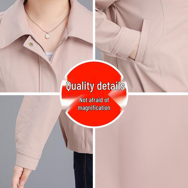 Spring & Autumn 2026 Casual Jacket for Middle-aged & Elderly Women - Stylish, Age-reducing Loose Fit, Perfect for Mother's Day.