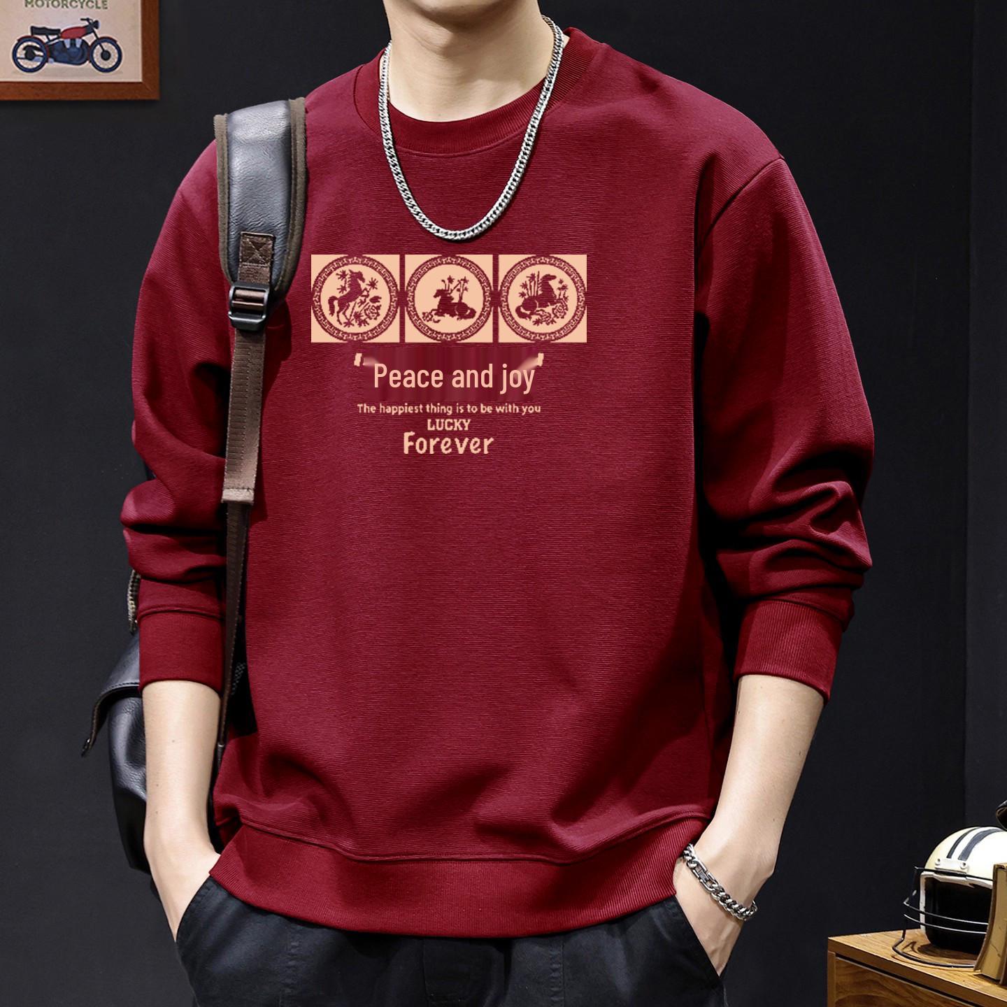 

Men s Trendy Velvet-Lined Hoodie: Warm, Thick, Casual Sportswear for Autumn & Winter. M (115-140 lbs)