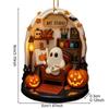 Cute Halloween Decorations Spooky Halloween Ghost Ornaments for Indoor Home Decor Acrylic Ghost-themed Hanging for Reading