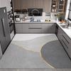 Kitchen Floor Mat Waterproof Non-slip Oil-proof PVC Leather Soft Carpet Wipeable Washable Dirt-resistant Balcony Rug Alfombr