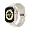 iWatch7 Diamond Buckle Horizontal Stripe S9 Silicone Strap for Apple Watch 8/Ultra