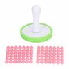 PP + Silicone Alphabet Cookie Stamp Alphabet Shape Letter Fondant Stamp  DIY Craft