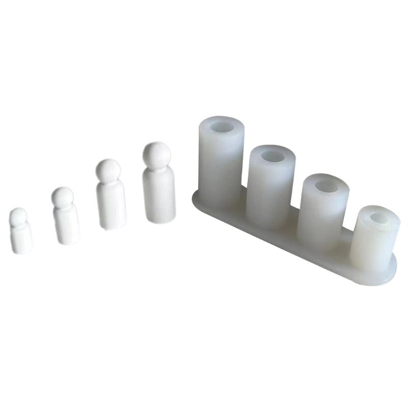 

Портретна лялька Орнамент Силіконова форма ручної роботи 4 штуки пластирі Гіпсова форма Форма для свічок Прикраси для дому Весільний подарунок