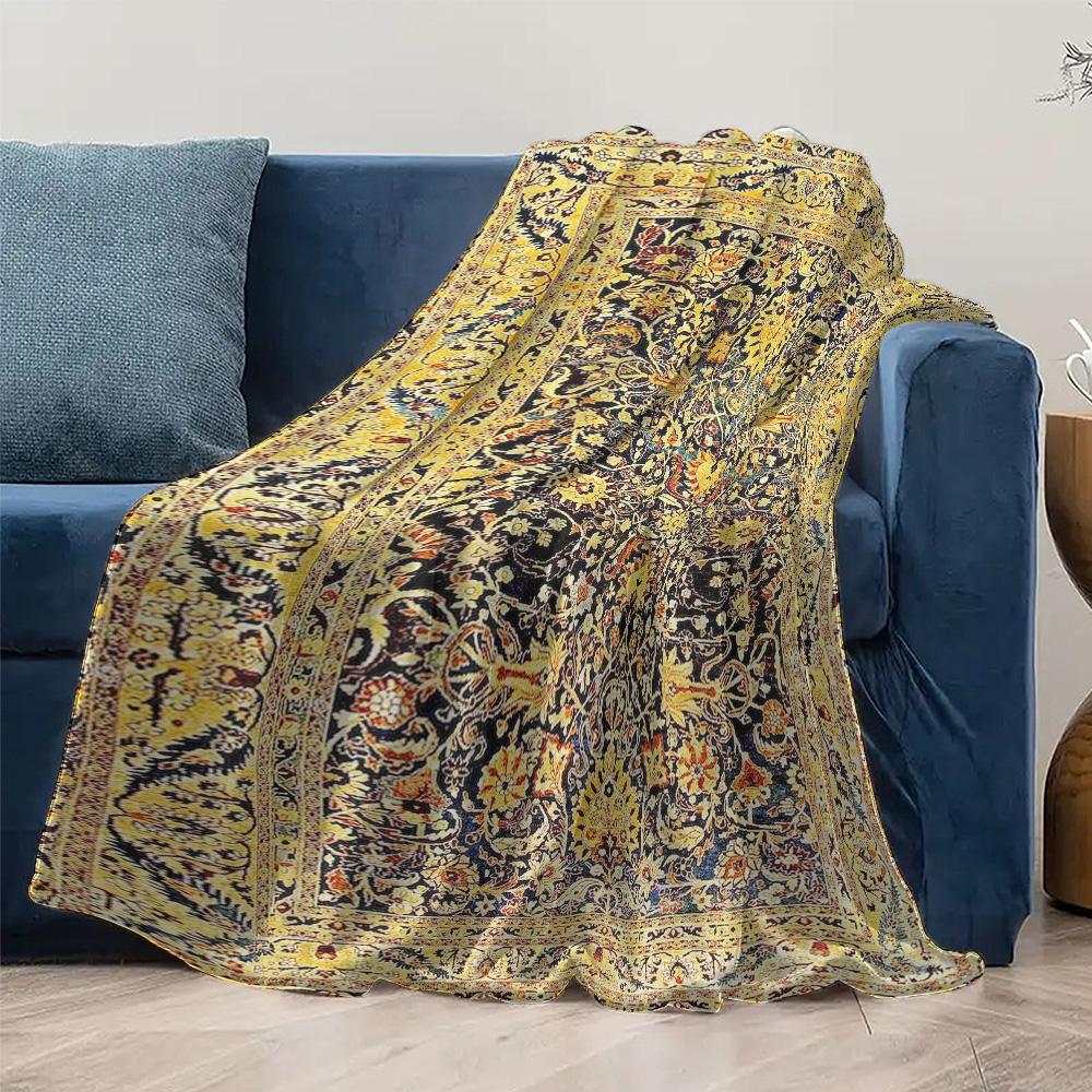Luxusní vyšívaná přikrývka Vintage etnický koberec Kilim Marocký styl přehoz přehoz na postel Dekorativní povlak na polštář