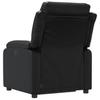 Relaxation Armchair Black Artificial Leather
