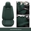 Universal Breathable Linen Seat Cover Set for Five-Seater Cars - Durable and Fully Enclosed