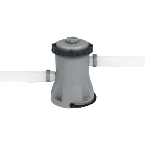 Pompe à cartouche filtrante - BESTWAY - Flowclear - Débit 1249 L/h - Pour piscines 1100-8300 L - 16 W