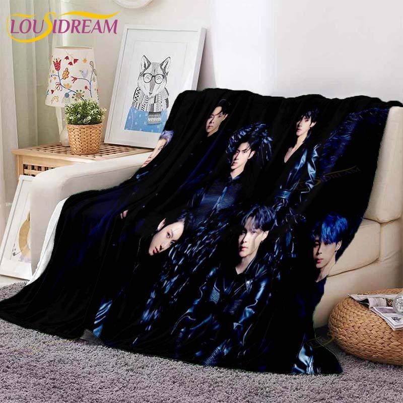 Newest Kpop Bangtan Boys Blanket Sofa Bed Blanket Super Soft Warm Blanket Cover Fleece Throw Blanket