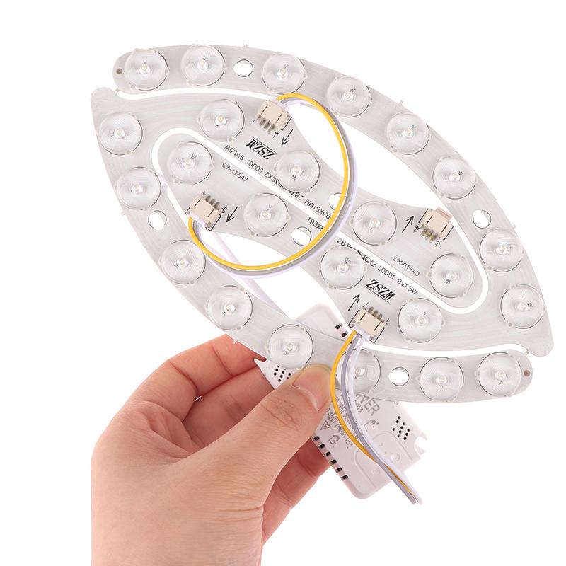 1 Piece 9W/12W Energy Saving Module Lamp Led Module For Ceiling Lights Dimming 220V Replacement Led Retrofit Light Panel
