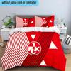 Kaisers-lautern Football Club 3PCS Bedding set,Ideal for1pc Duvet Cover And 2pcs Pillowcases Perfect for Christmas gift,Ideal for Bedroom, Dormitory