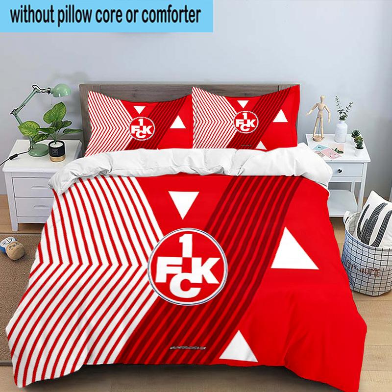 Kaisers-lautern Football Club 3PCS Bedding set,Ideal for1pc Duvet Cover And 2pcs Pillowcases Perfect for Christmas gift,Ideal for Bedroom, Dormitory