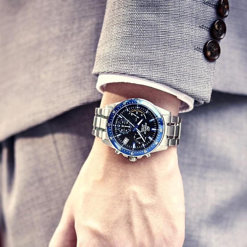 CASIO Men EDIFICE Blue Watch EFV-540D-1A2 EFV-540D-1A2