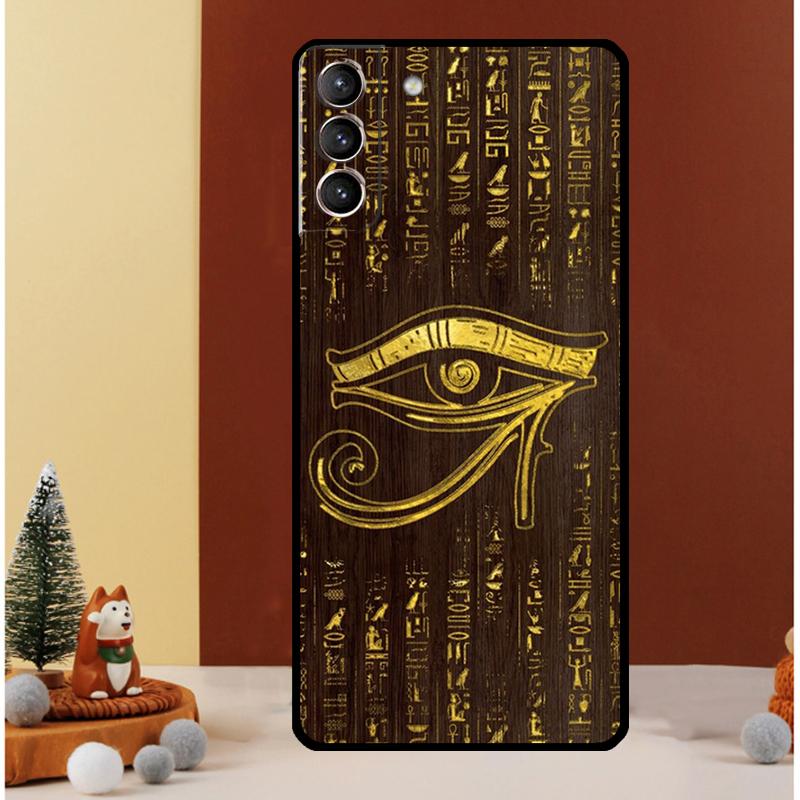 Sacred Eye of Horus Egypt Fresco Case For Samsung Galaxy S26 S25 Ultra S23 S20 FE S21 S22 S24 Plus S10 S25 FE Cover Funda