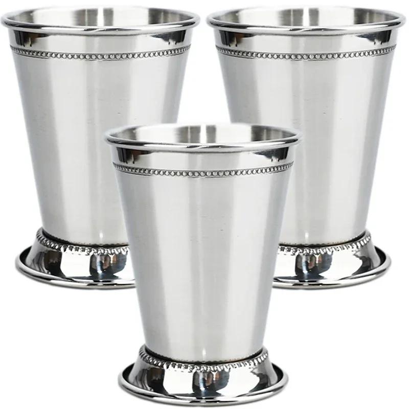 380ml Hrnček Mint Julep Nerezový Hrnček na Koktejly Hrnček na Mixované Nápoje Martini Mojito Nápoj Bar Párty Pivní Hrnčeky Julep Bar Sklenice na Víno pro každodenní použití