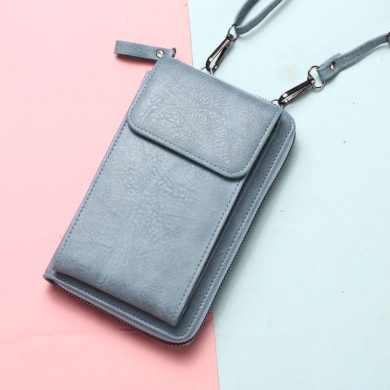Summer 2024 Women's Multi-functional Crossbody Phone Bag with Zipper & Snap Button