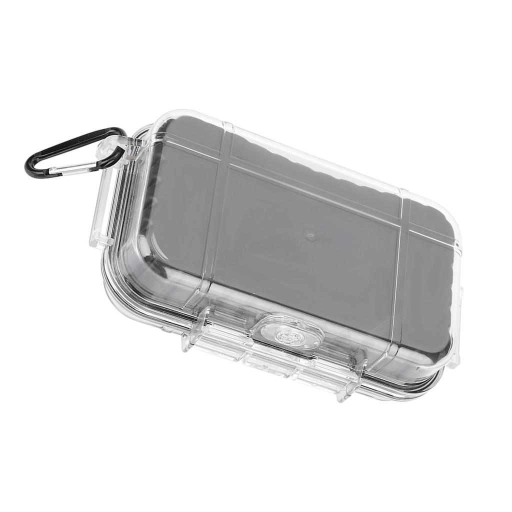 Outdoor Survival Shockproof Waterproof Storage Case Airtight Carry Box Container(Black)