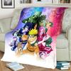 Anime-Print Blanket Warm Comfortable Flannel Blanket for Bedrooms, Sofas, Beds, Chairs, Picnics, Travel -LXR64
