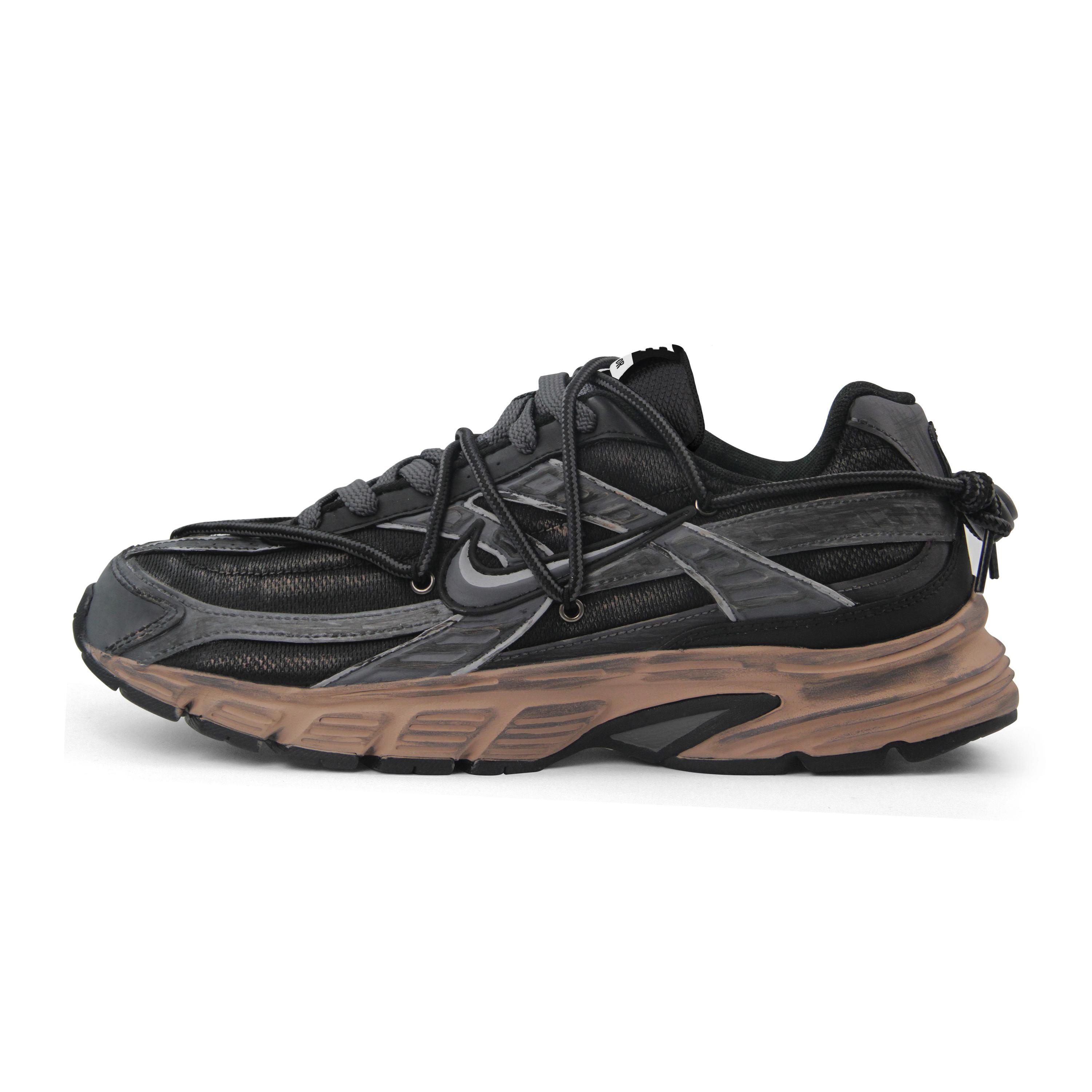 

Nike Initiator Low top Running Shoes Men s Black Brown 394055-101(Team162-) 39