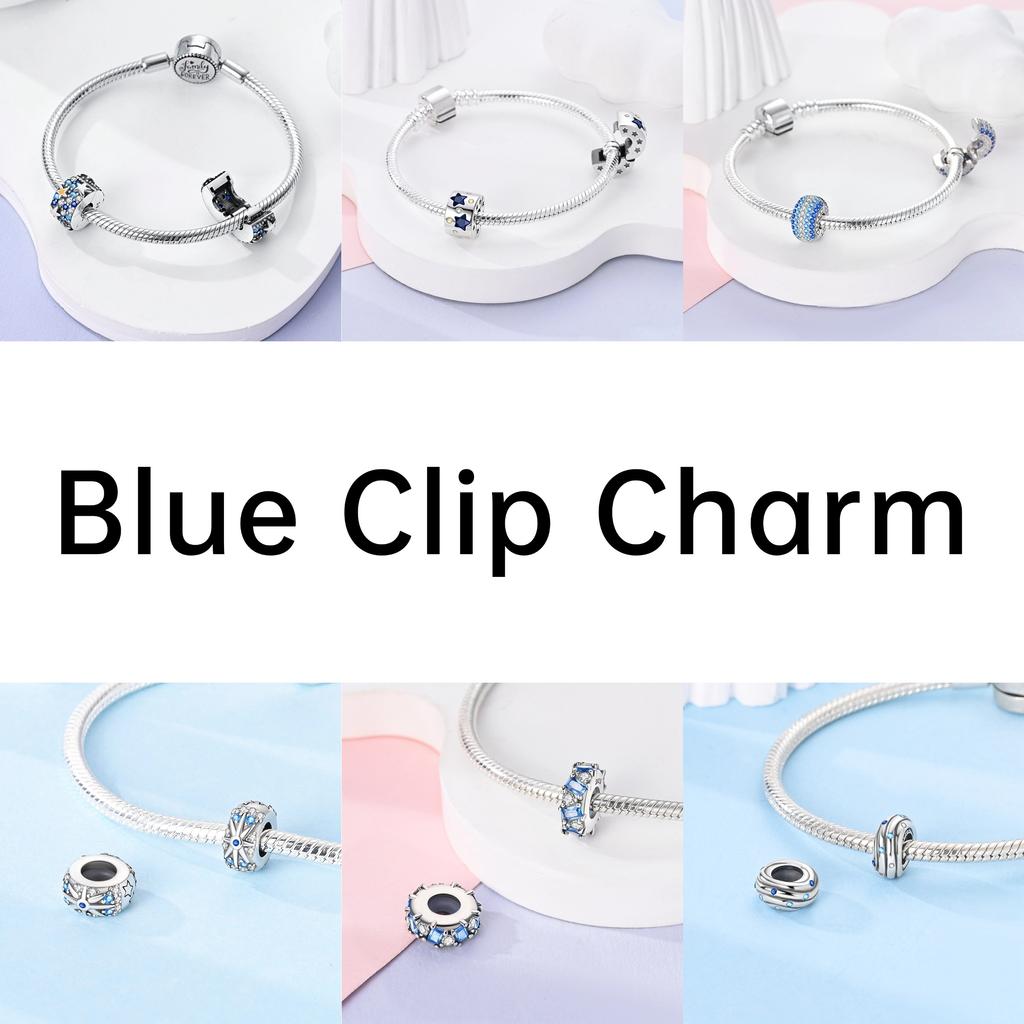 Retro Round Clip Charms Copper Original Zircon Cat Paw Love Forever Spacer Charm Stopper For Diy Jewelry Bracelet