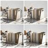 Foldable Student Book Shelf Multi Compartments File Holder Desktop Storage Box  Dorm Room