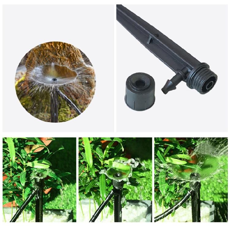100Pieces Drip Emitters for Drip Irrigation Tubing Adjustable 360 Degree Dripper