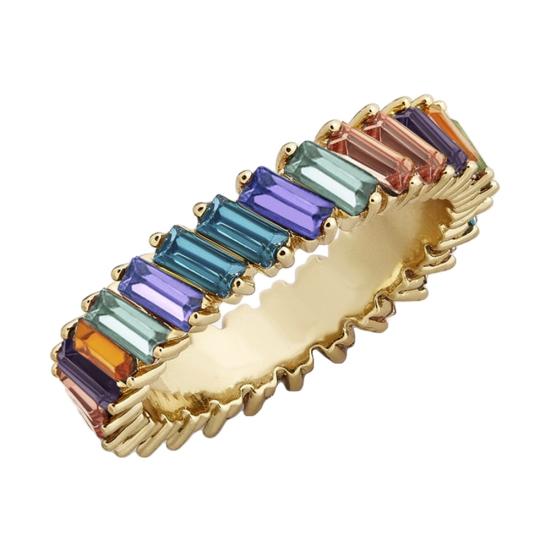 

Женщины Полный Прямоугольник Искусственный Кристалл Инкрустированный Палец Кольцо Свадебная Вечеринка Ювелирный Подарок US 8